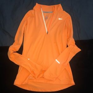 Nike dri-fit long sleeve zip up quarter zip
